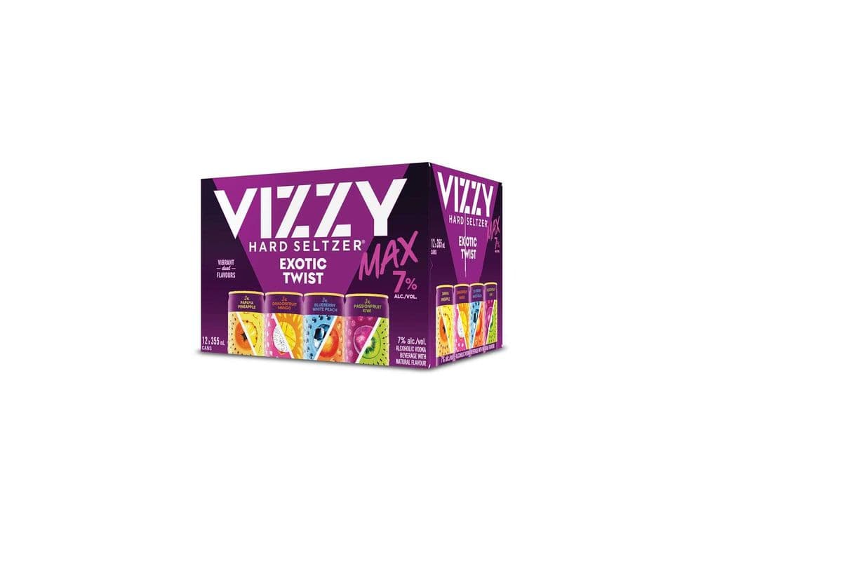 112352 - VIZZY MAX 7% VARIETY PACK (12 x 355ml)