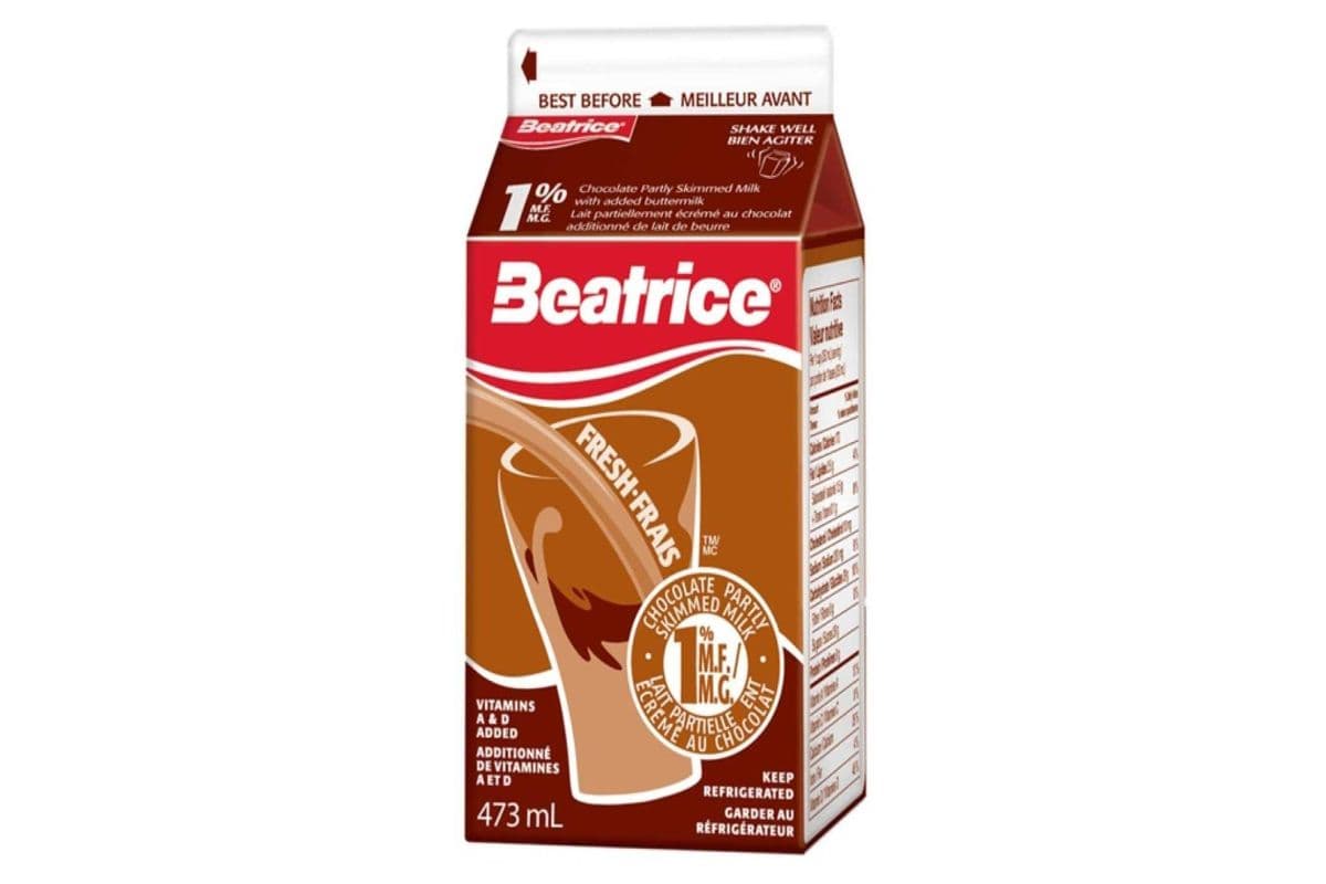 Beatrice - 1% Chocolate Partly Skimmed Milk 473ml