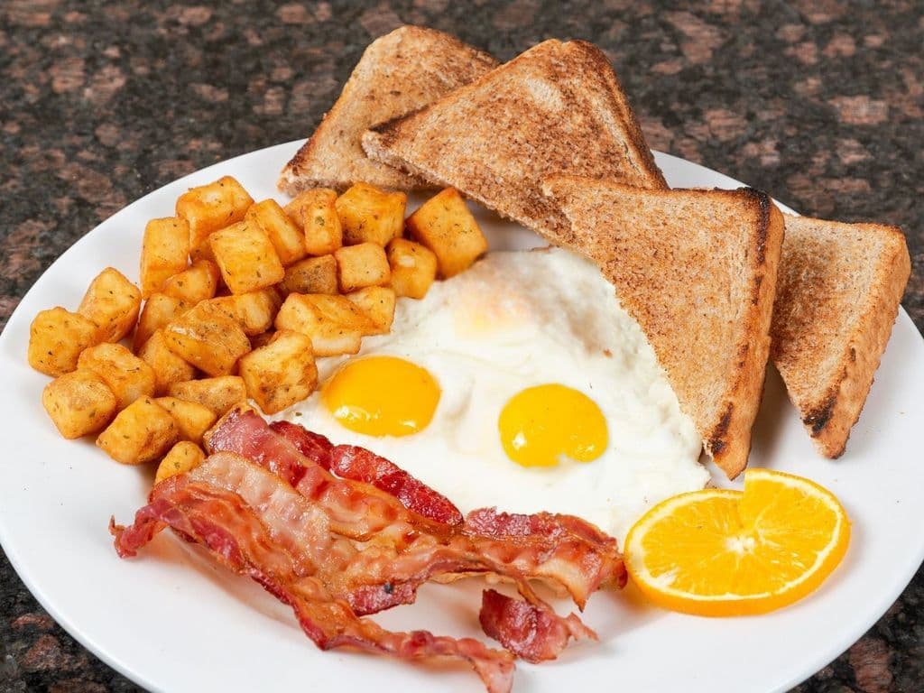 Two Egg Breakfast with choice of Protein