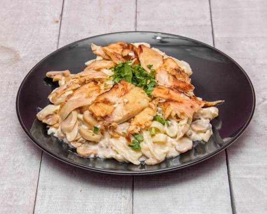 Shawarma Pasta Alfredo