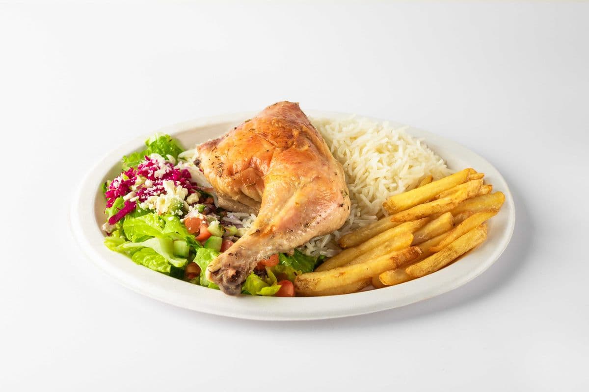 Roast Chicken Leg Meal