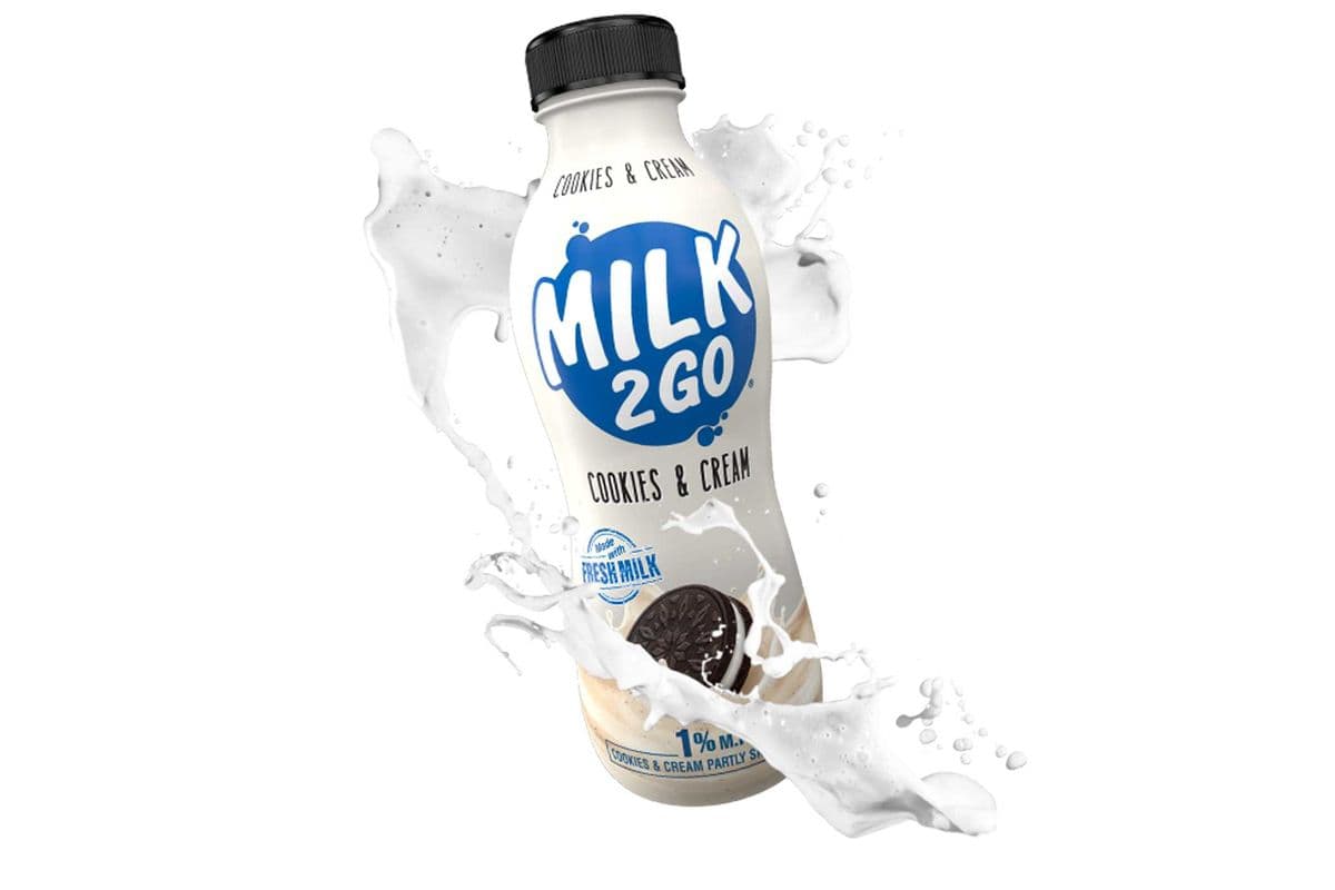 1% M.F. COOKIES & CREAM PARTLY SKIMMED MILK (473ml)