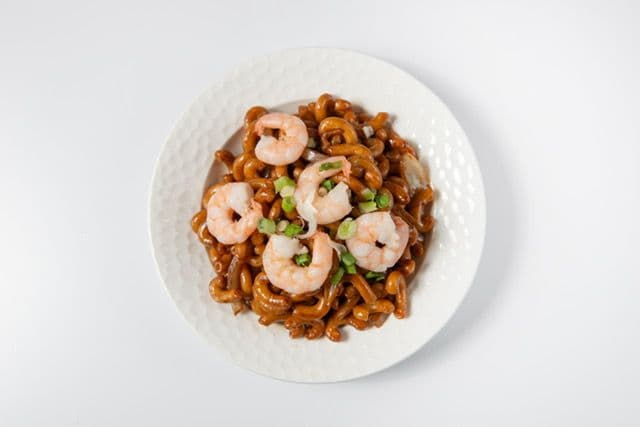 Nouilles au crevettes