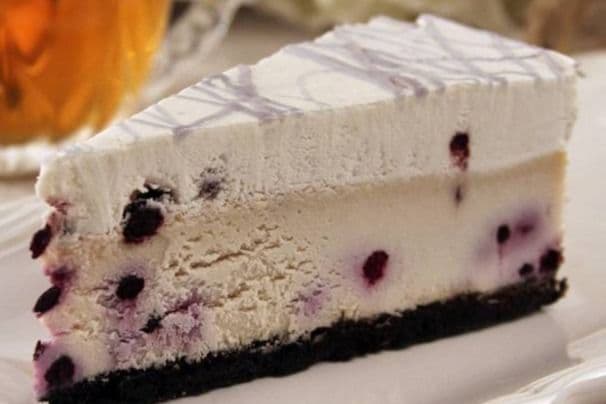 BOGO -White Chocolate Blueberry Cheesecake ( 2 slices)