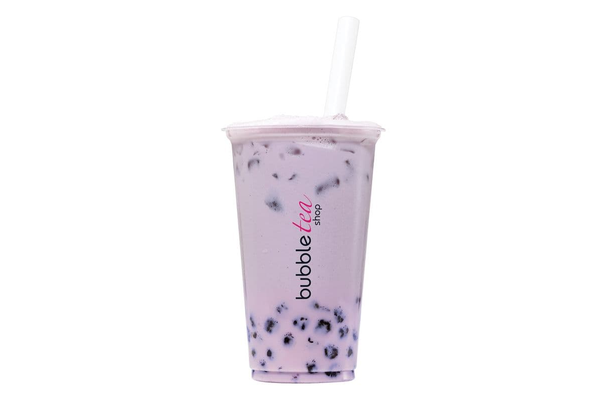 Thé noir au lait Taro / Taro Black Tea With Milk