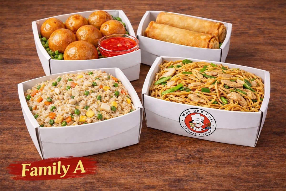 Family Meal A (Serves 3)