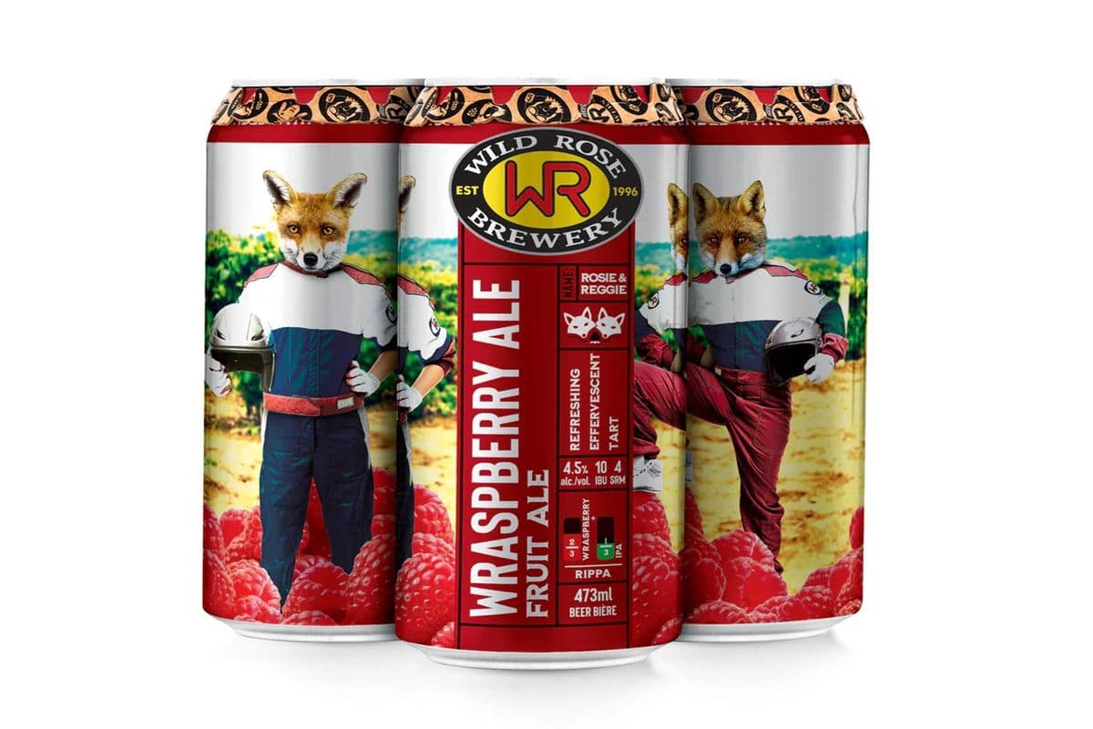 Wild Rose Wraspberry Ale 4 CANS (4 x 473 ML)
