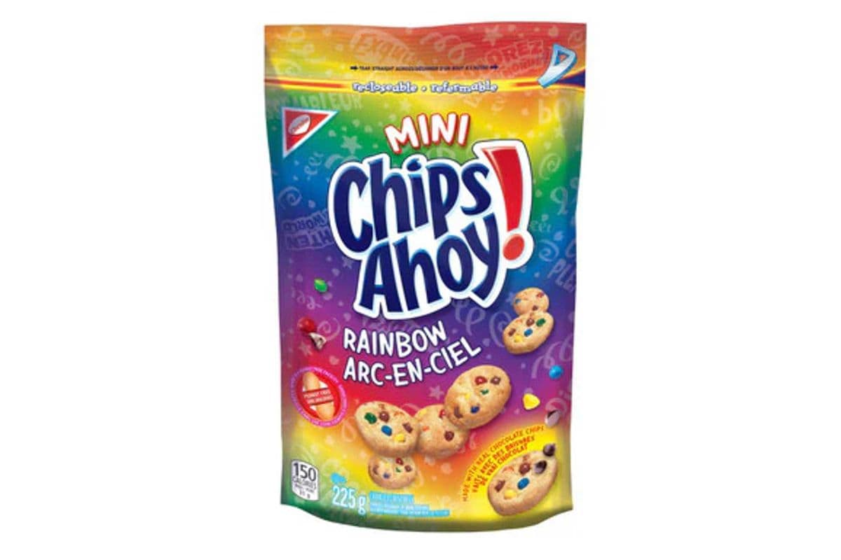 Chips Ahoy! Mini Rainbow Chocolate Chip Cookies, 225g (225 g)