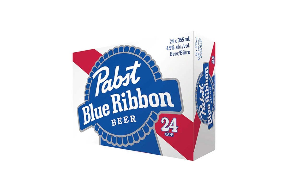 ★ Pabst Blue Ribbon (24 Cans) | SAVINGS EVERYDAY — THE TRIED & TRUE CLASSIC | (24 x 355ml)