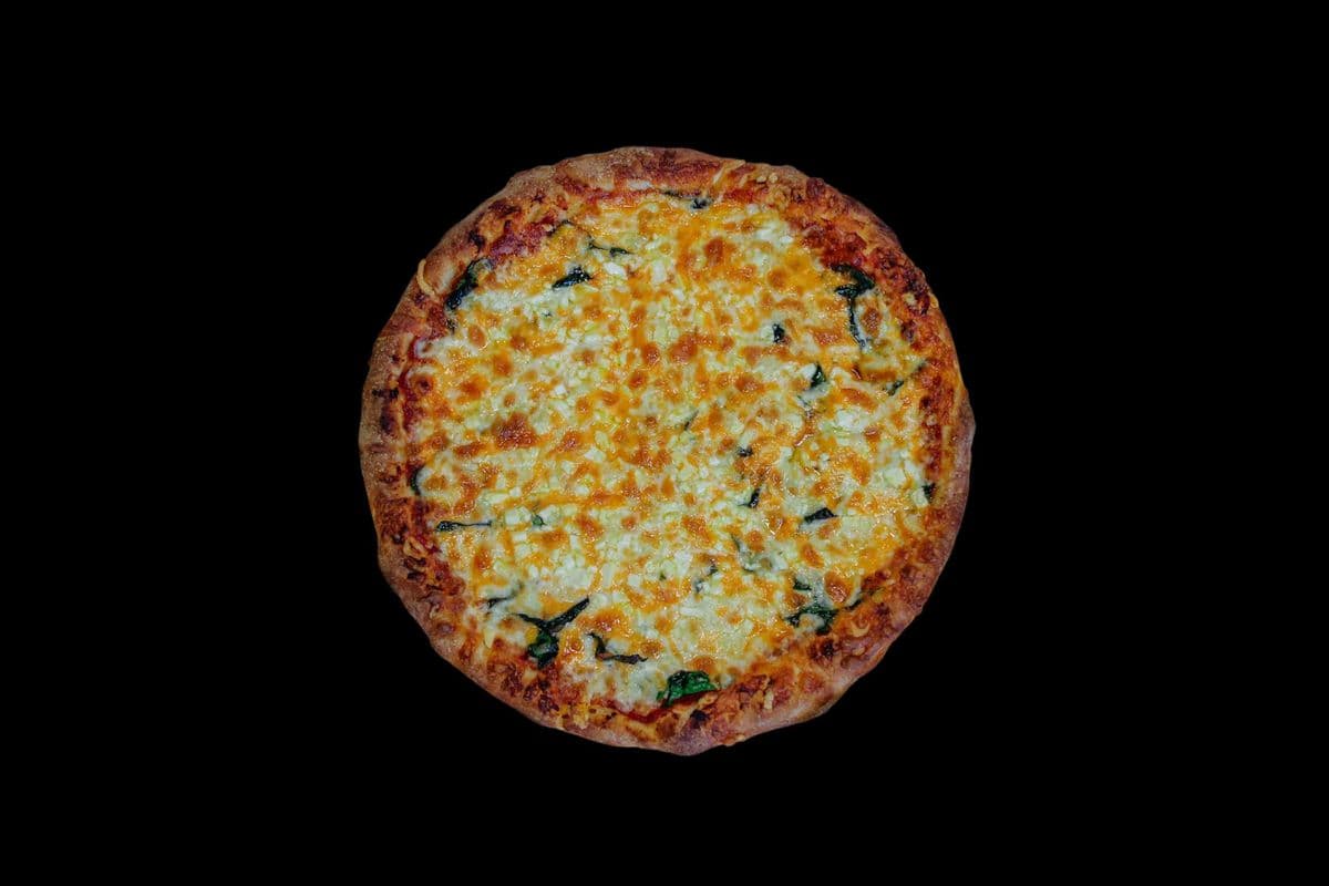 10" Small Spinach Three-Cheese Pizza