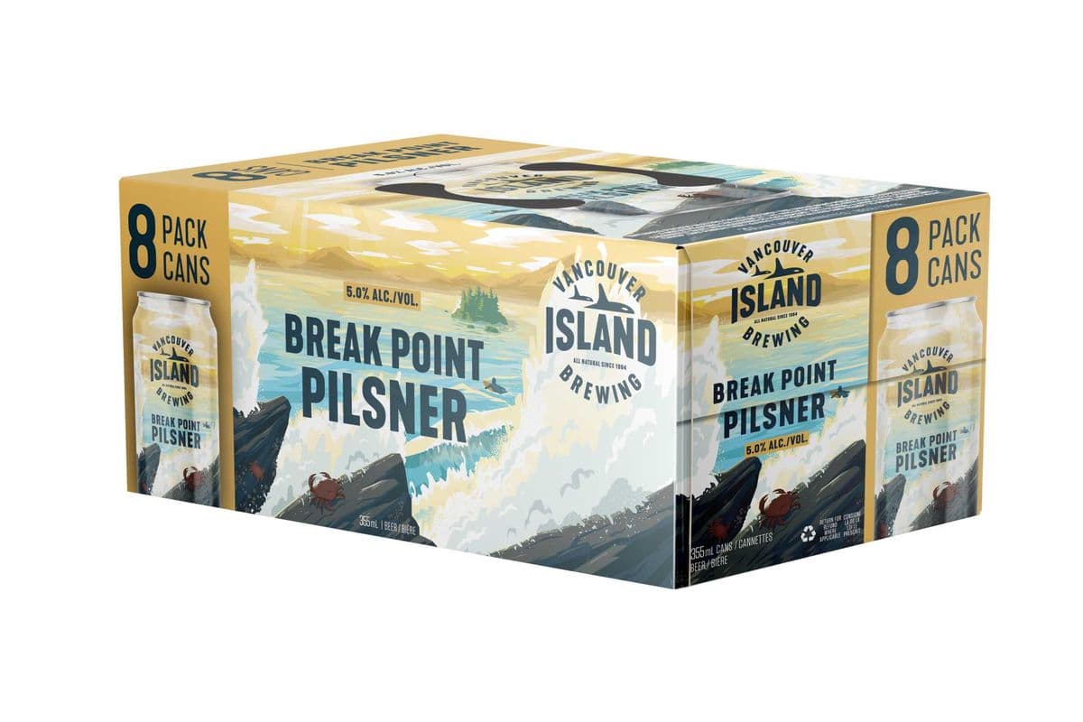 Vancouver Island Brewing Break Point Pilsner (8 x 355ml can)