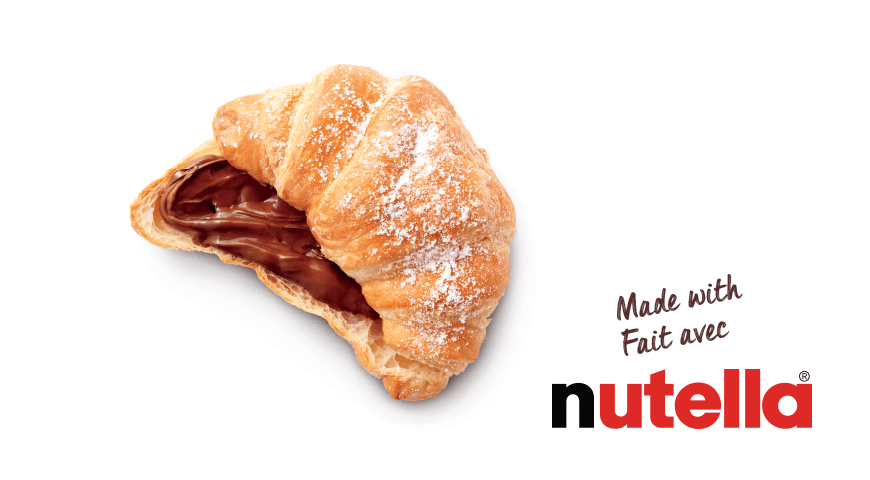 Croissant filled with Nutella®