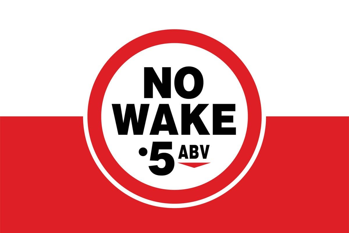 No Wake Non-Alcoholic Blonde Ale 6 Pack (6 x 355ml)