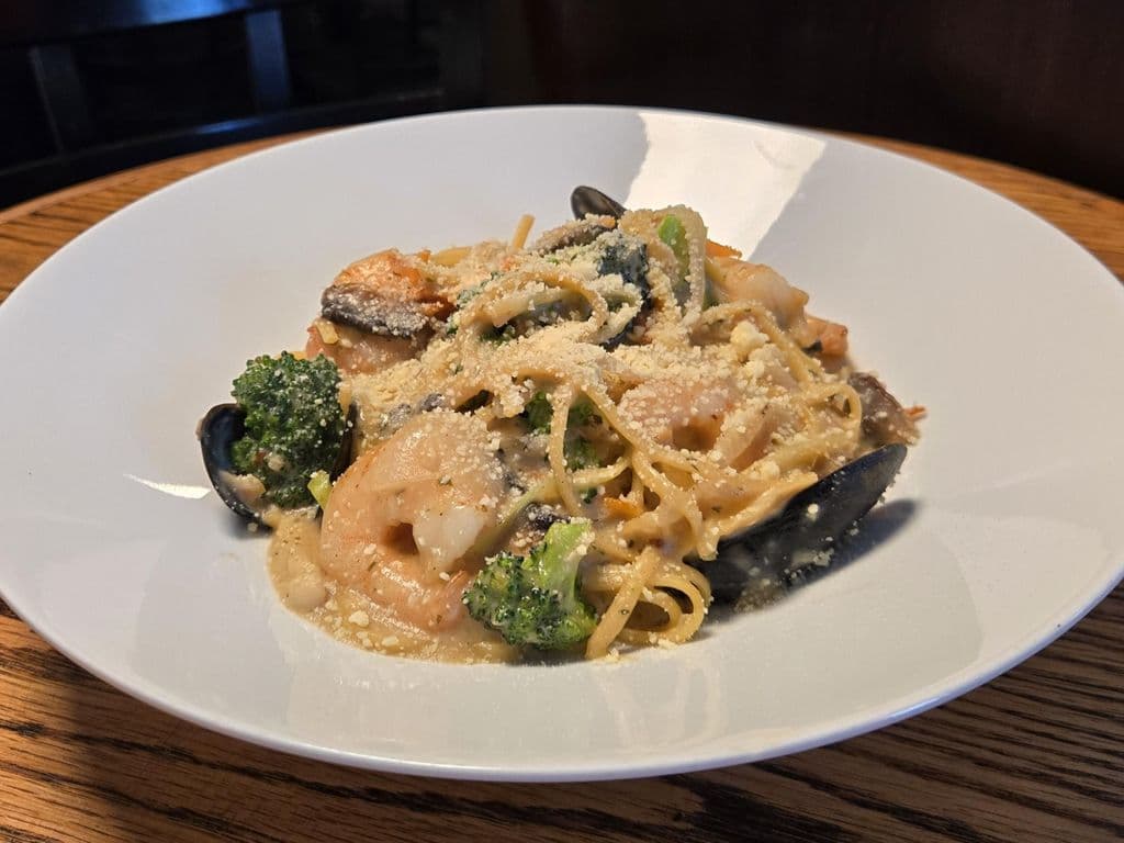 Cream Seafood pasta