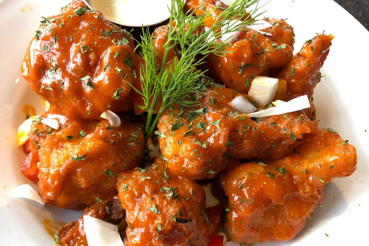 Crispy Cauliflower or Mushroom Wings