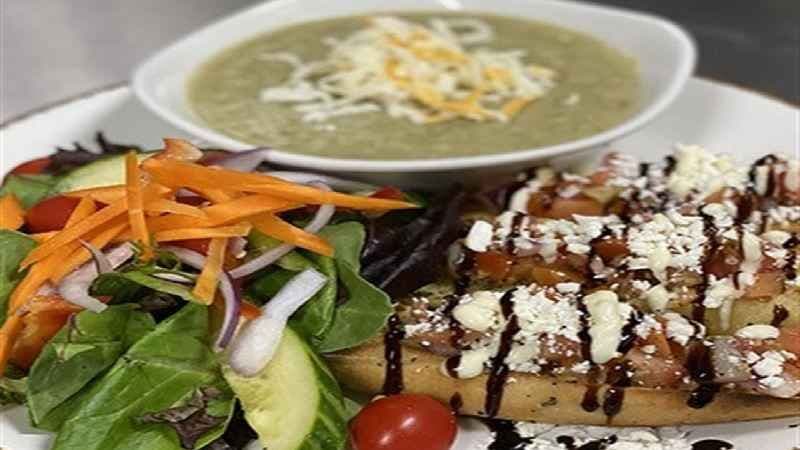 Soup, Salad and Bruschetta