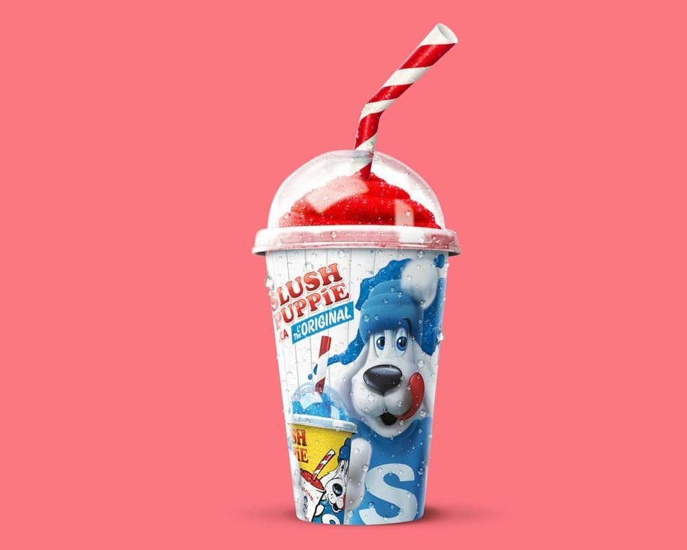 Small Strawberry Slush Puppie