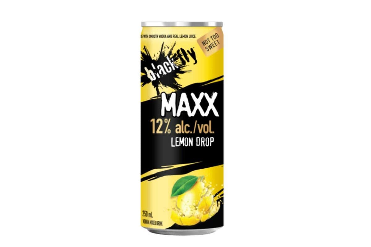 Black Fly Maxx Lemon Drop Can (1 x 250ml)