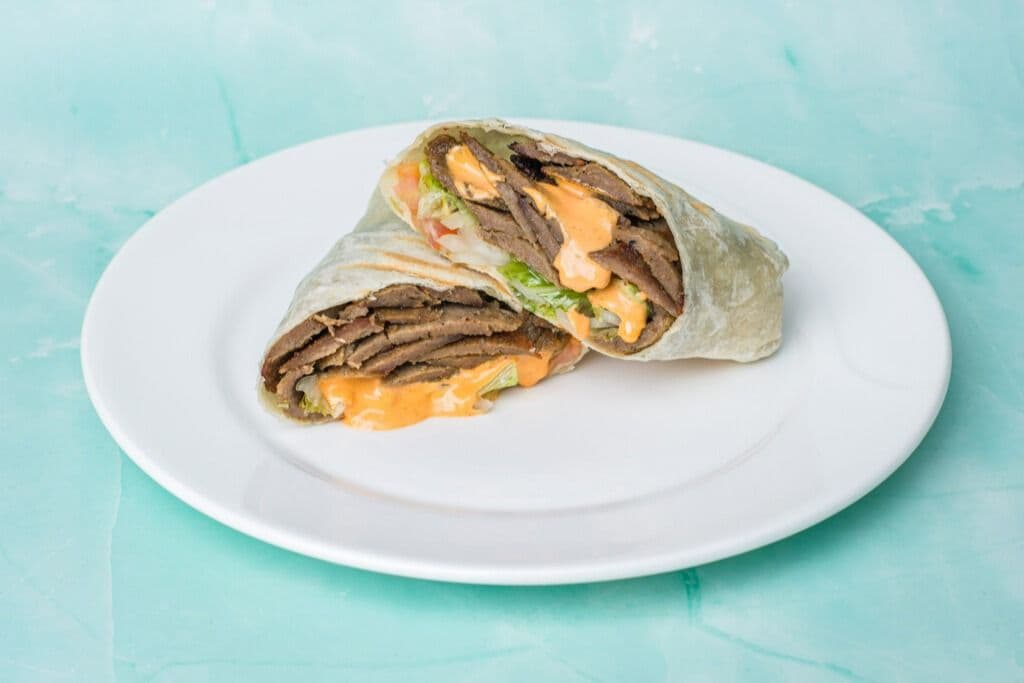 Beef Donair Wrap