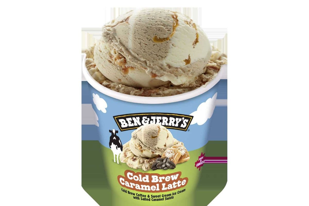 Ben & Jerry's Ice Cream Cold Brew Caramel Latte 473 ml (473 ml)