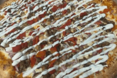 Large Butter Chicken Specialty Pizza
