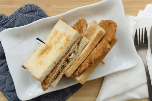 Japanese Pork Chop Sandwich with Fries (炸豬排三明治附薯條)
