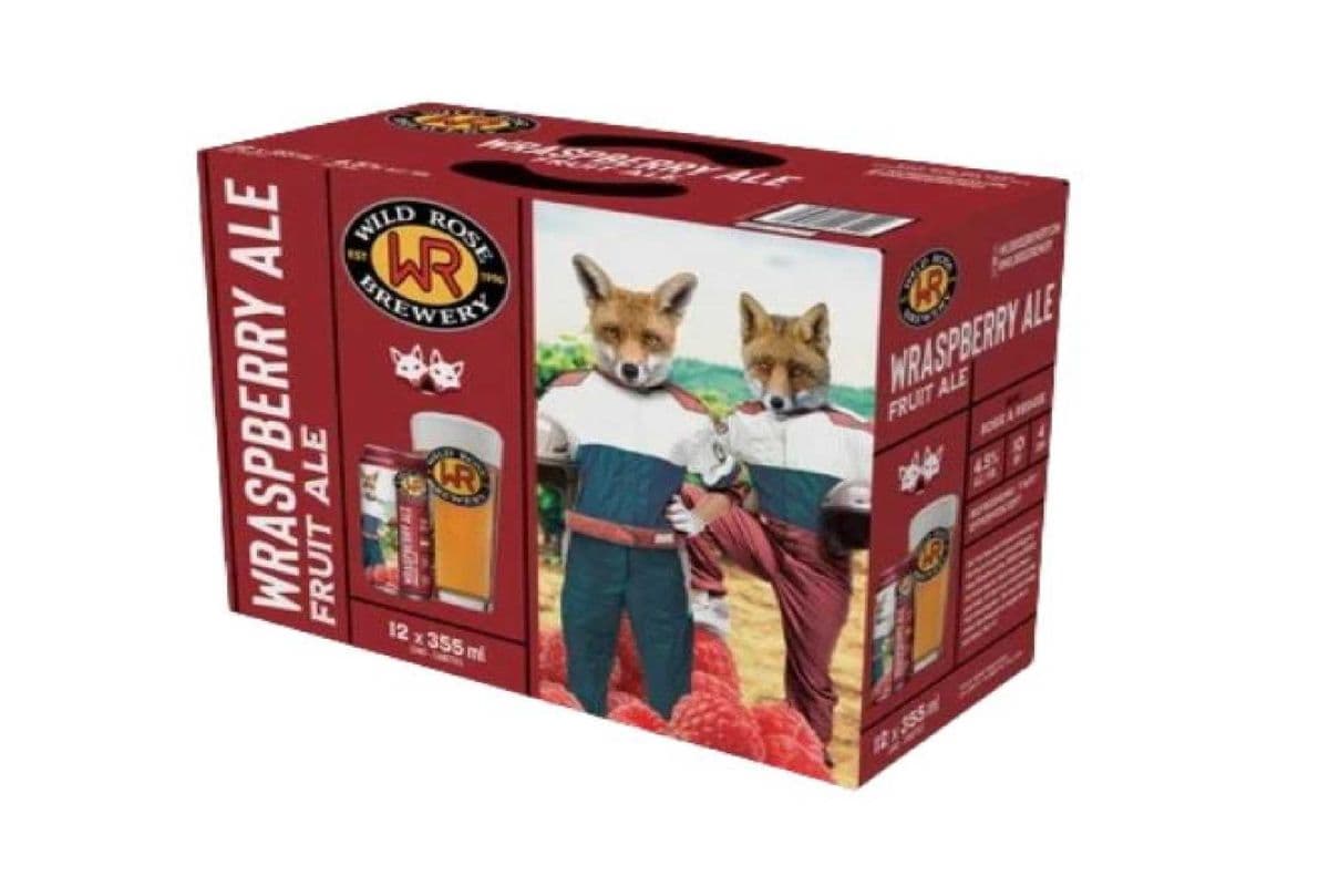 WILD ROSE WRASPBERRY ALE 355ML 12PK CAN (12 x 355 ml)