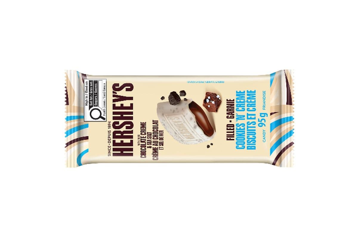 Hershey's Cookies 'n' Creme Filled with Chocolate & Sea Salt (95g) 1414898