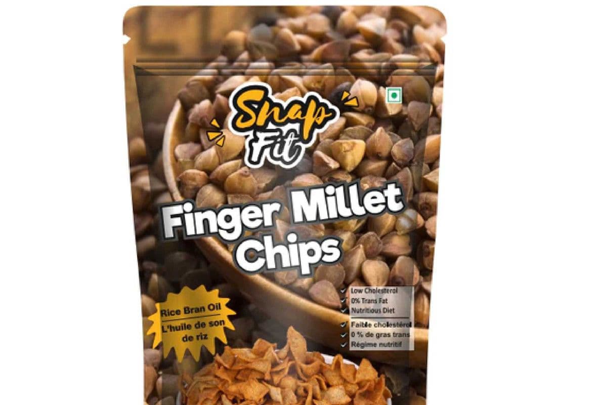 Snapfit Finger Millet Chips (150 g)