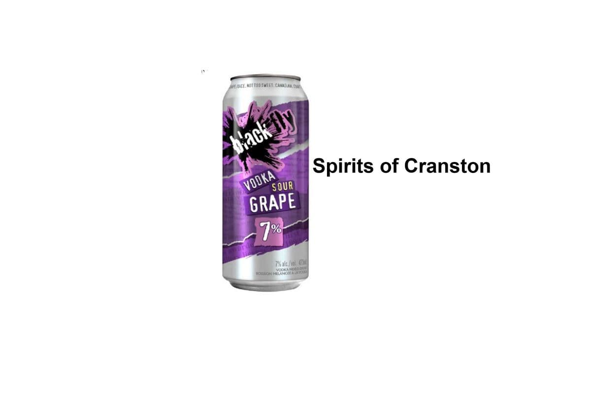 BLACK FLY VODKA SOUR GRAPE 473ML (1 x 473ML)