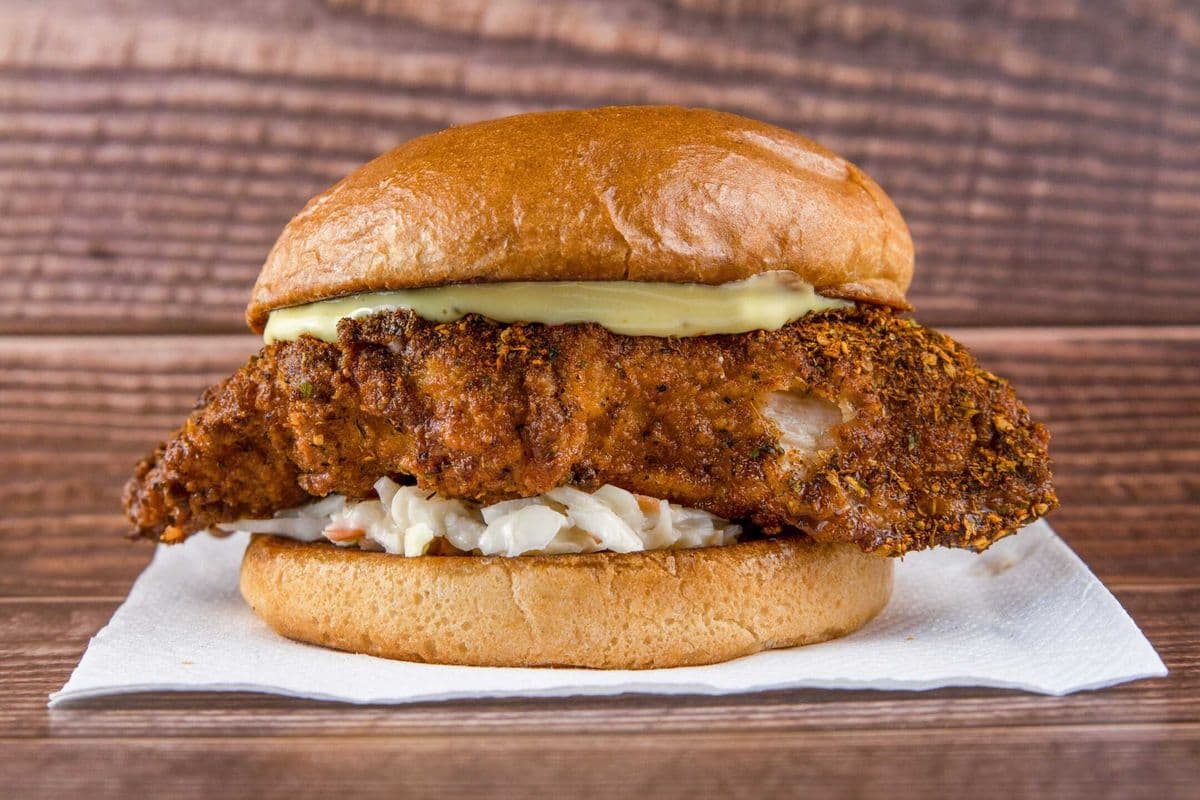 Johnny Cash Chicken Burger