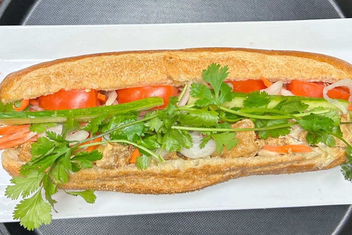 37. Vegetarian Tofu Baguette