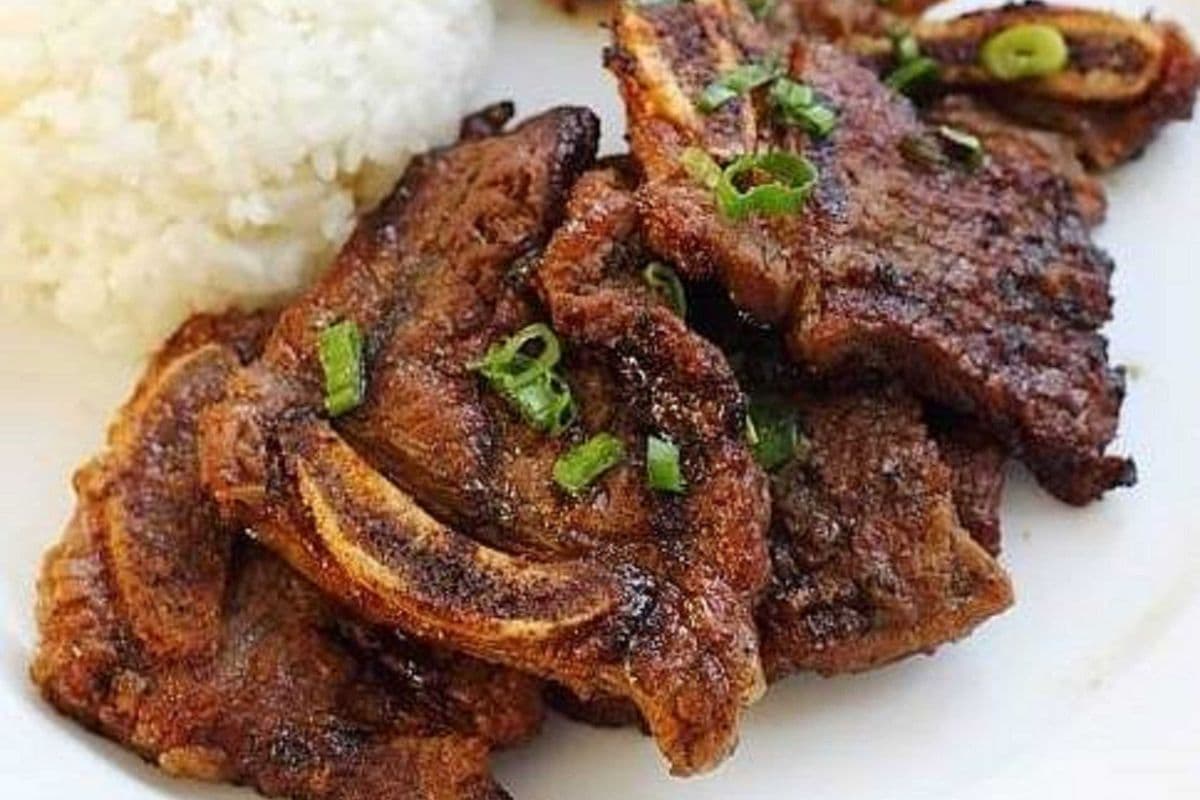 Côtes de bœuf avec riz / Beef short ribs Rice Bowl