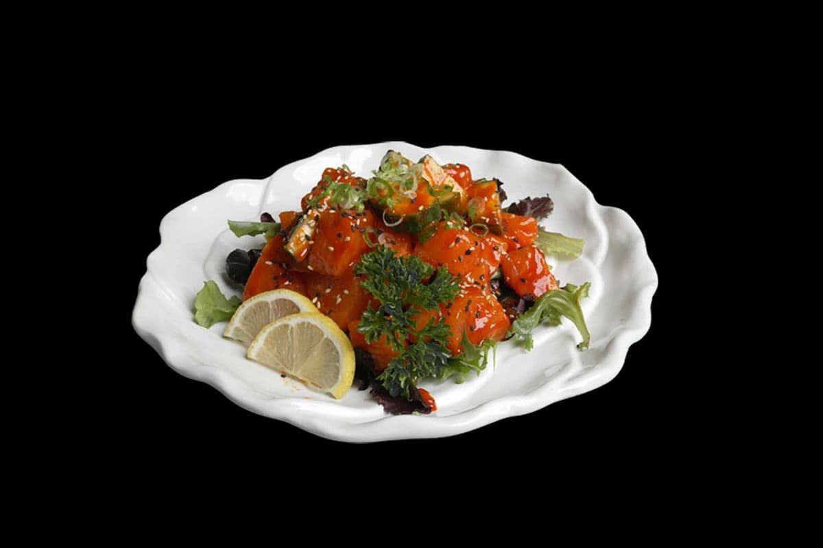 Spicy Sockeye Salmon Sashimi