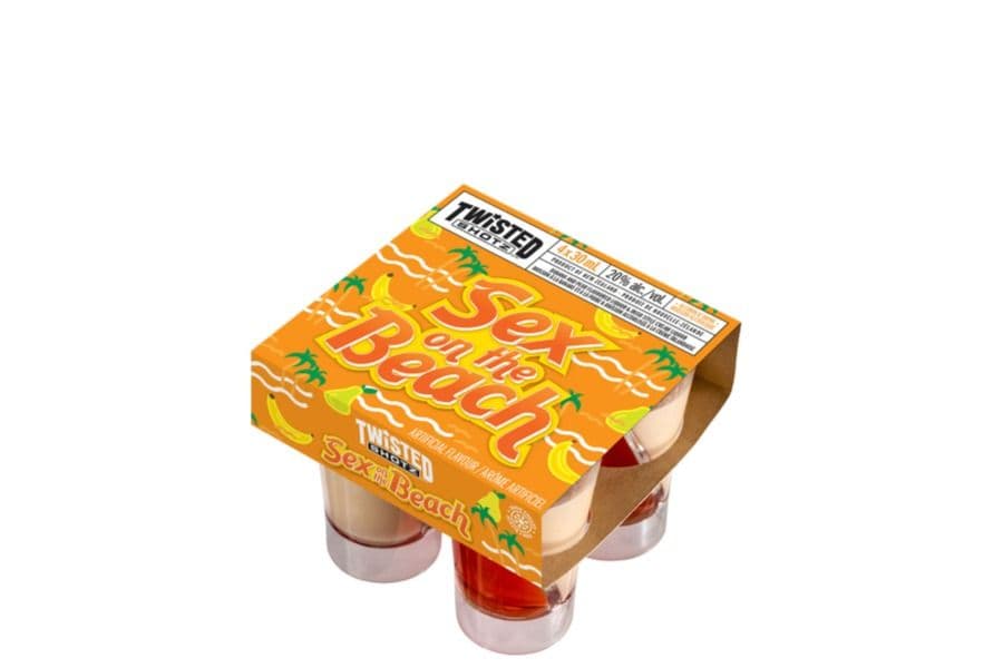Twisted Shotz Sex on the Beach 4pk. (4 x 30 ml)