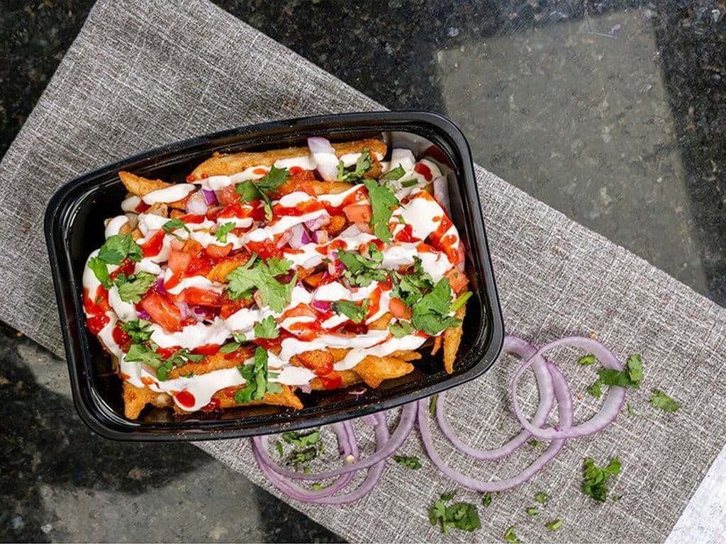 Veggie Shahi Poutine