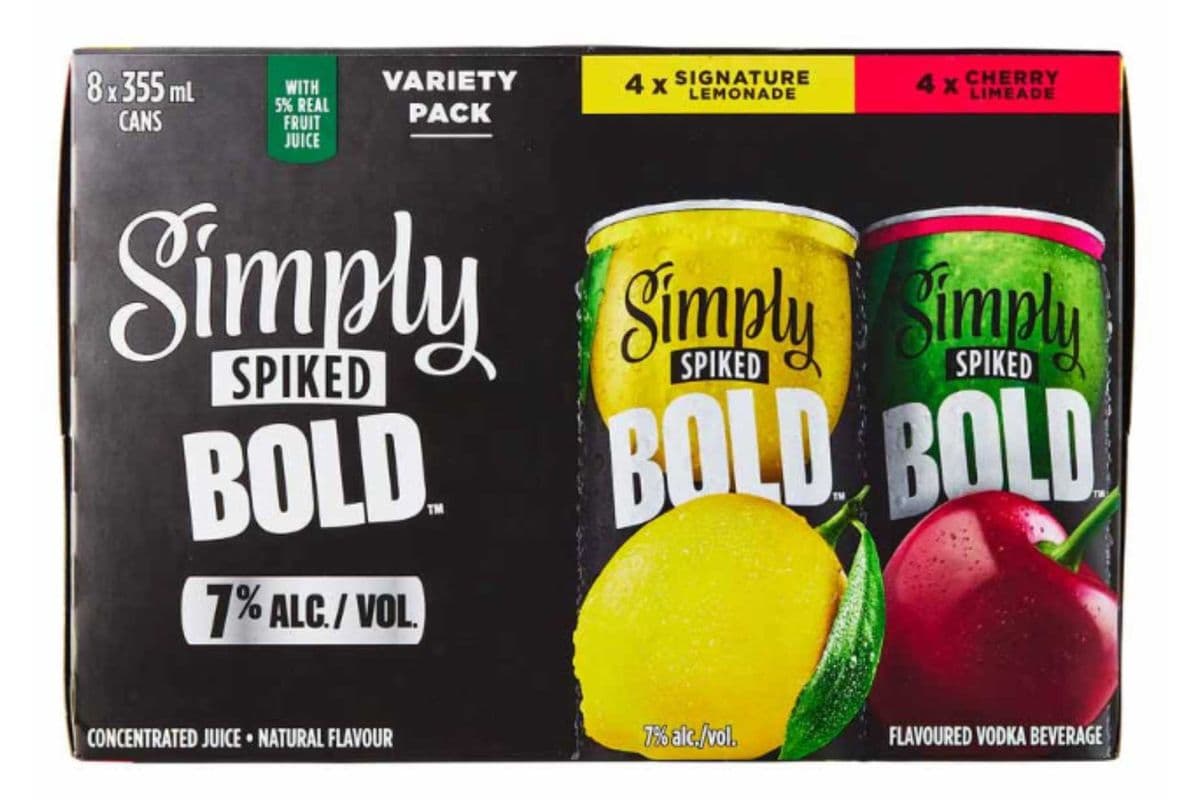 Simply Spiked Bold Variety Pack 8x355ml (8 x 355 ml)