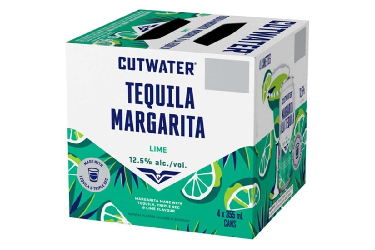 Cutwater Tequila Margarita Lime (4 x 355ML Cans)