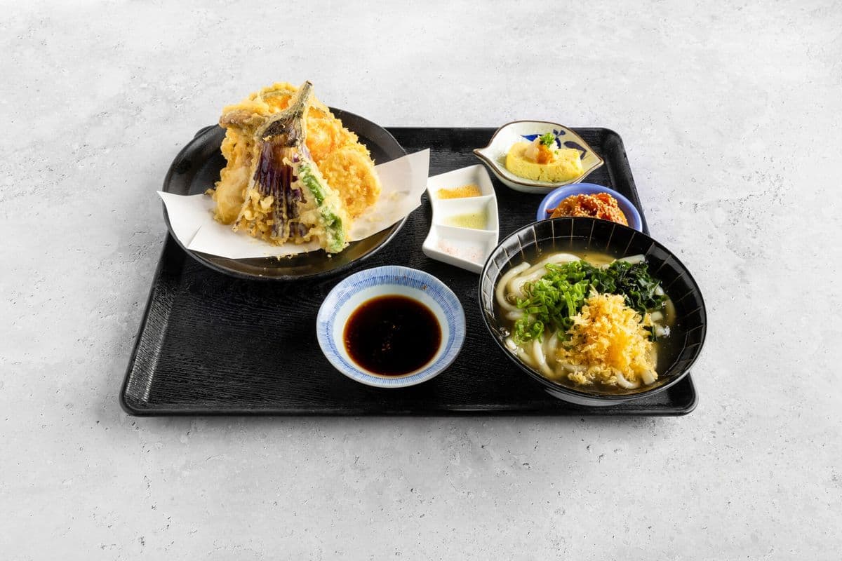 Vegetable Tempura Bukake Set
