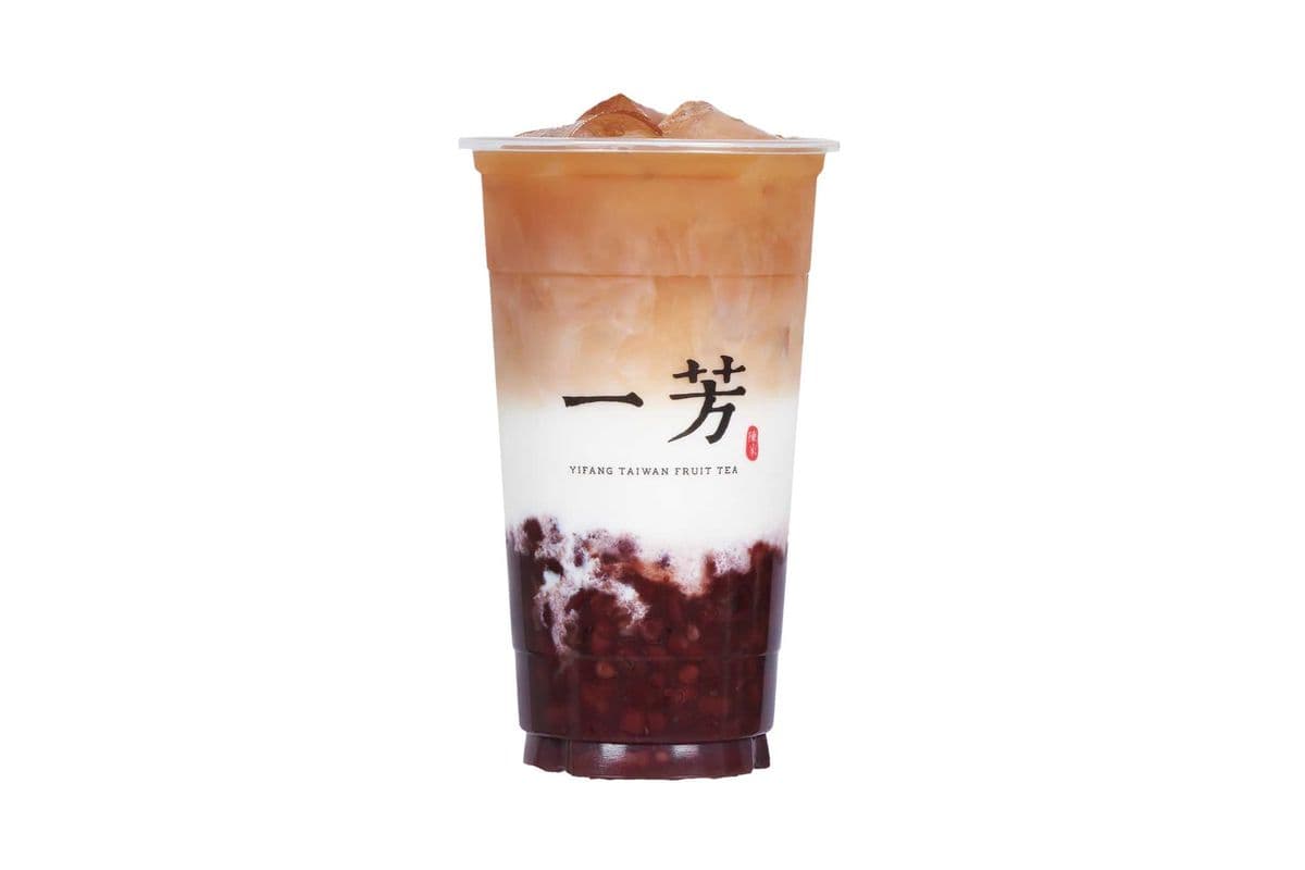 Red Bean Black Tea Latte 蜜紅豆鮮奶茶