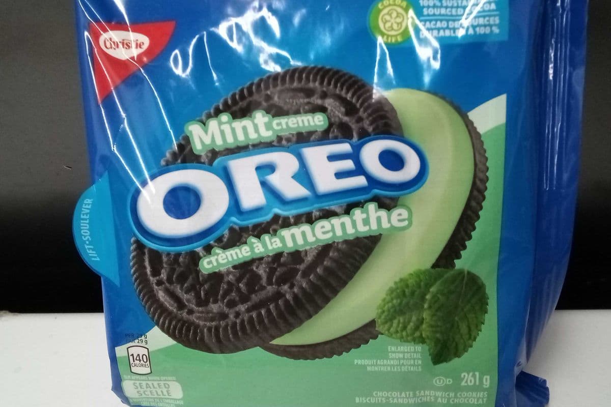 Oreo Mint Cream cookies (261gr)