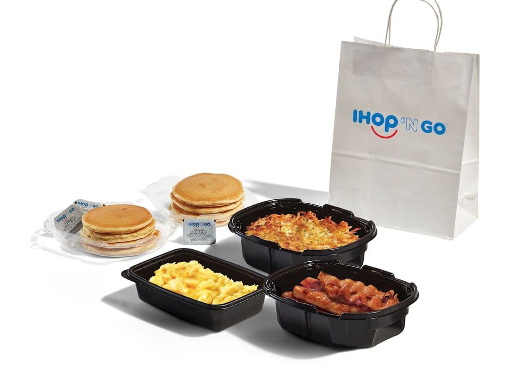 Breakfast Family Feast with Pancakes