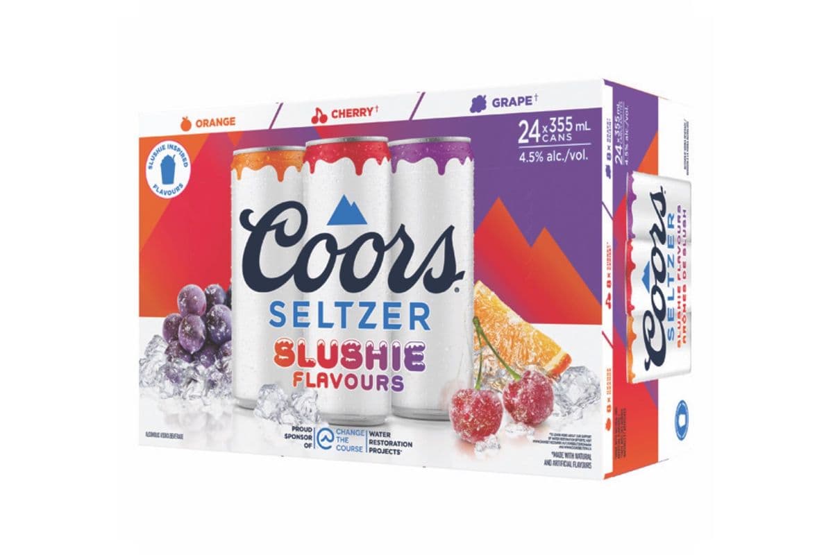Coors Seltzer Slushie Mixer 24 Pack (1 x 24x355ml)