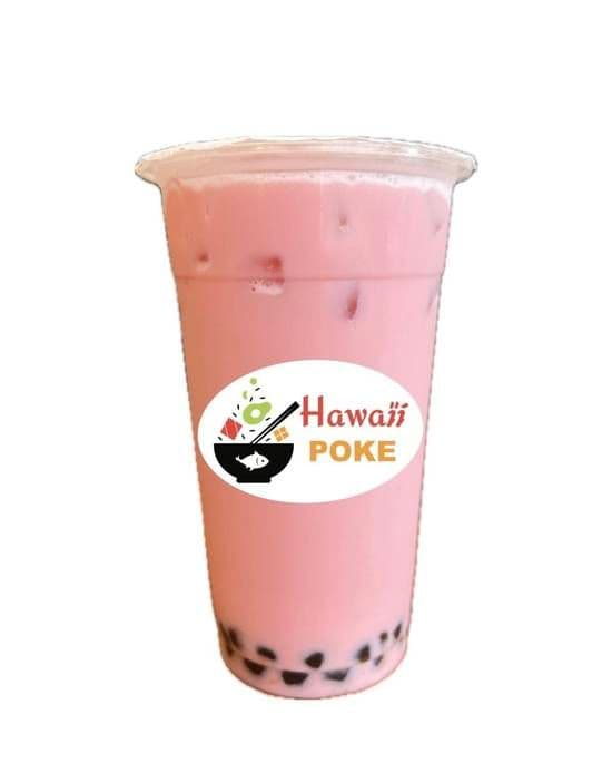 102. Bubble Milk Tea  à la Fraise