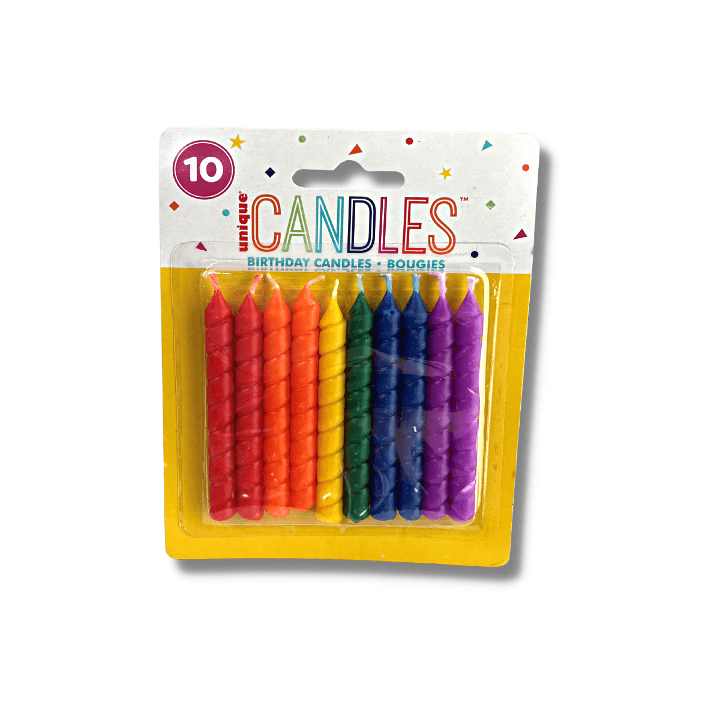 Rainbow Candles