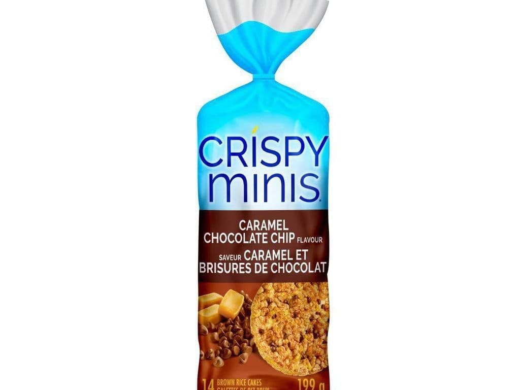 QUAKER CRISPY MINIS CARAMEL CHOC CHIP 199G