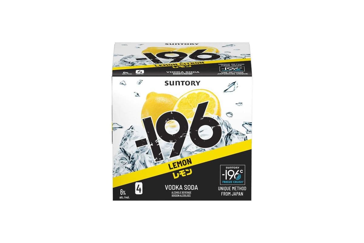 -196 Lemon (4 cans) (4 x 355ml)