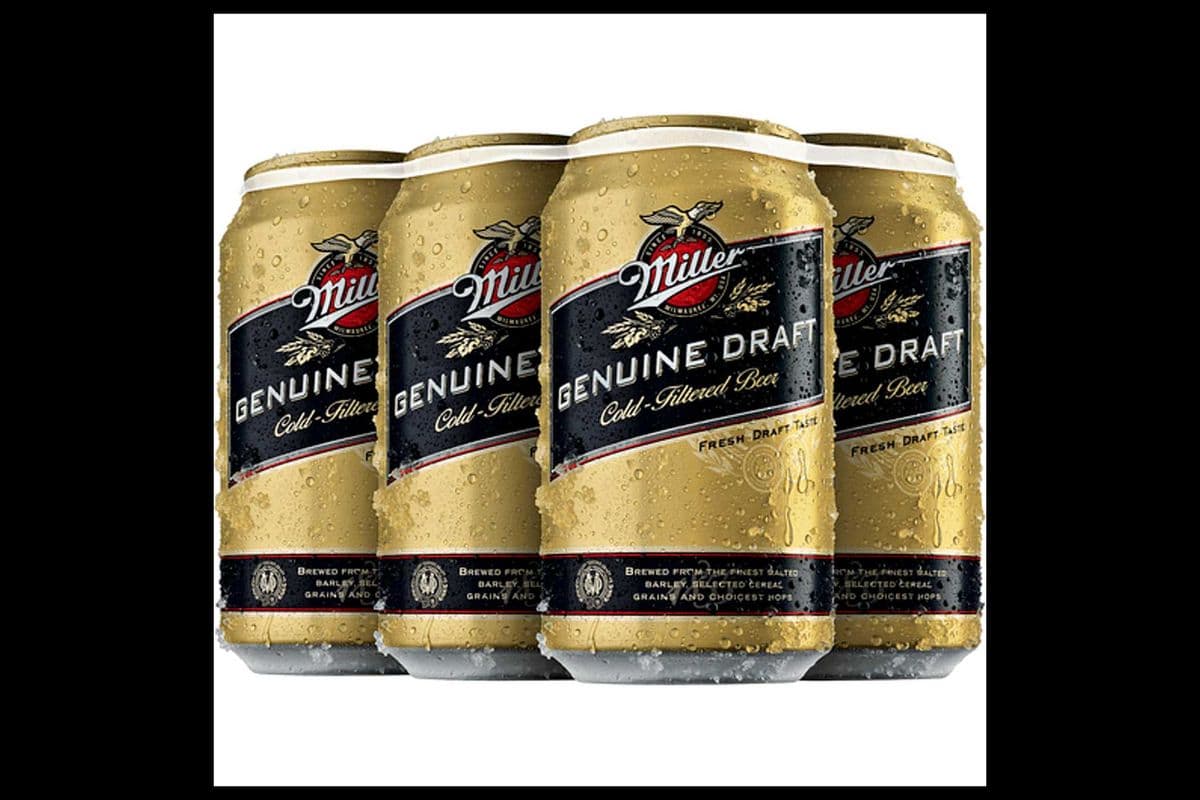 MILLER GENUINE DRAFT (6 x 355ML CANS) (6 x 355ML)
