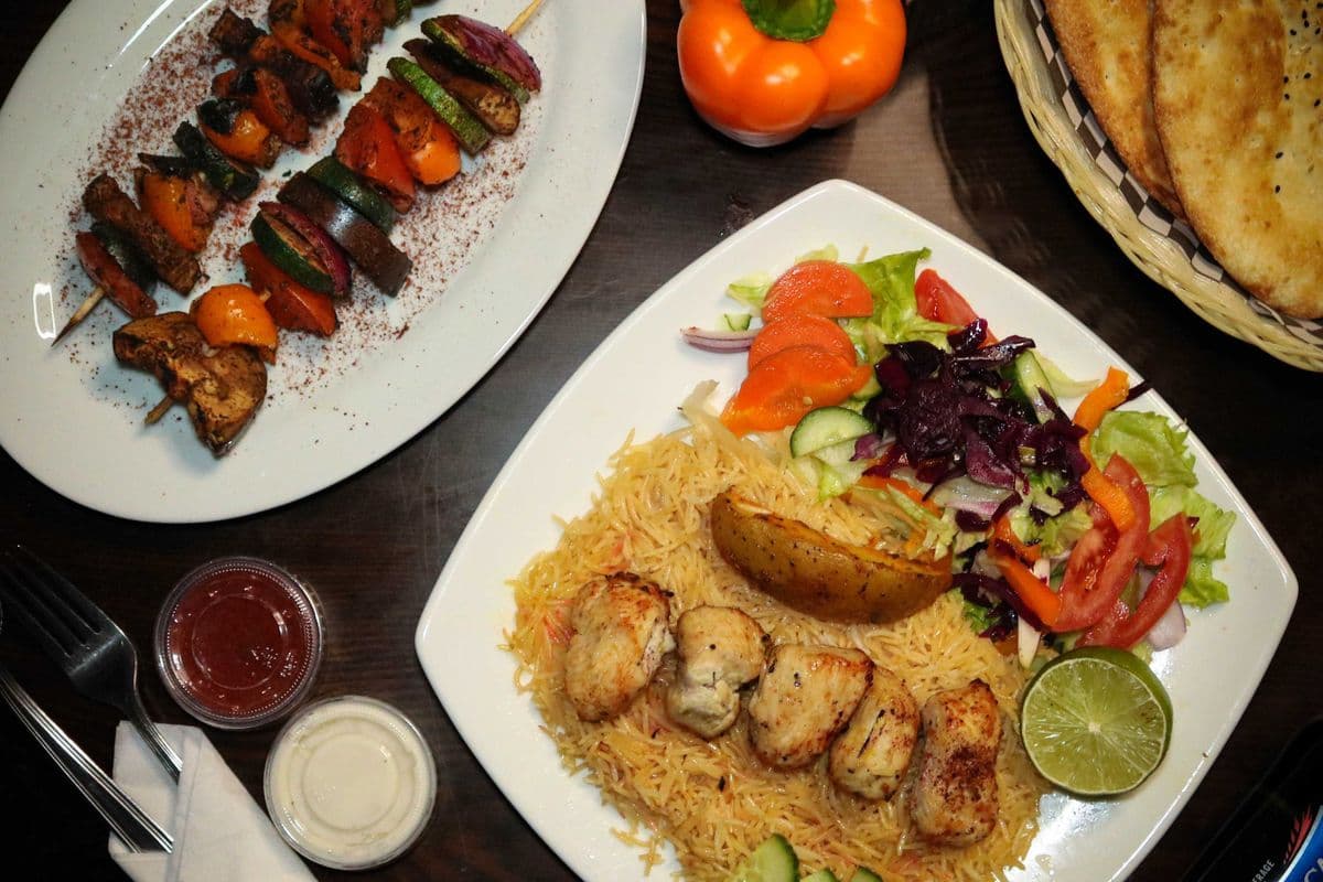 Chicken Tikka Kabob Dinner
