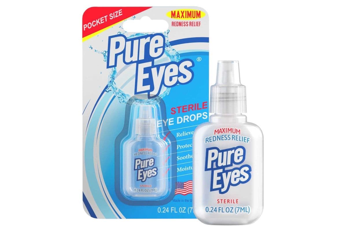 Pure Eyes Redness Relief Eye Drops (7ml)